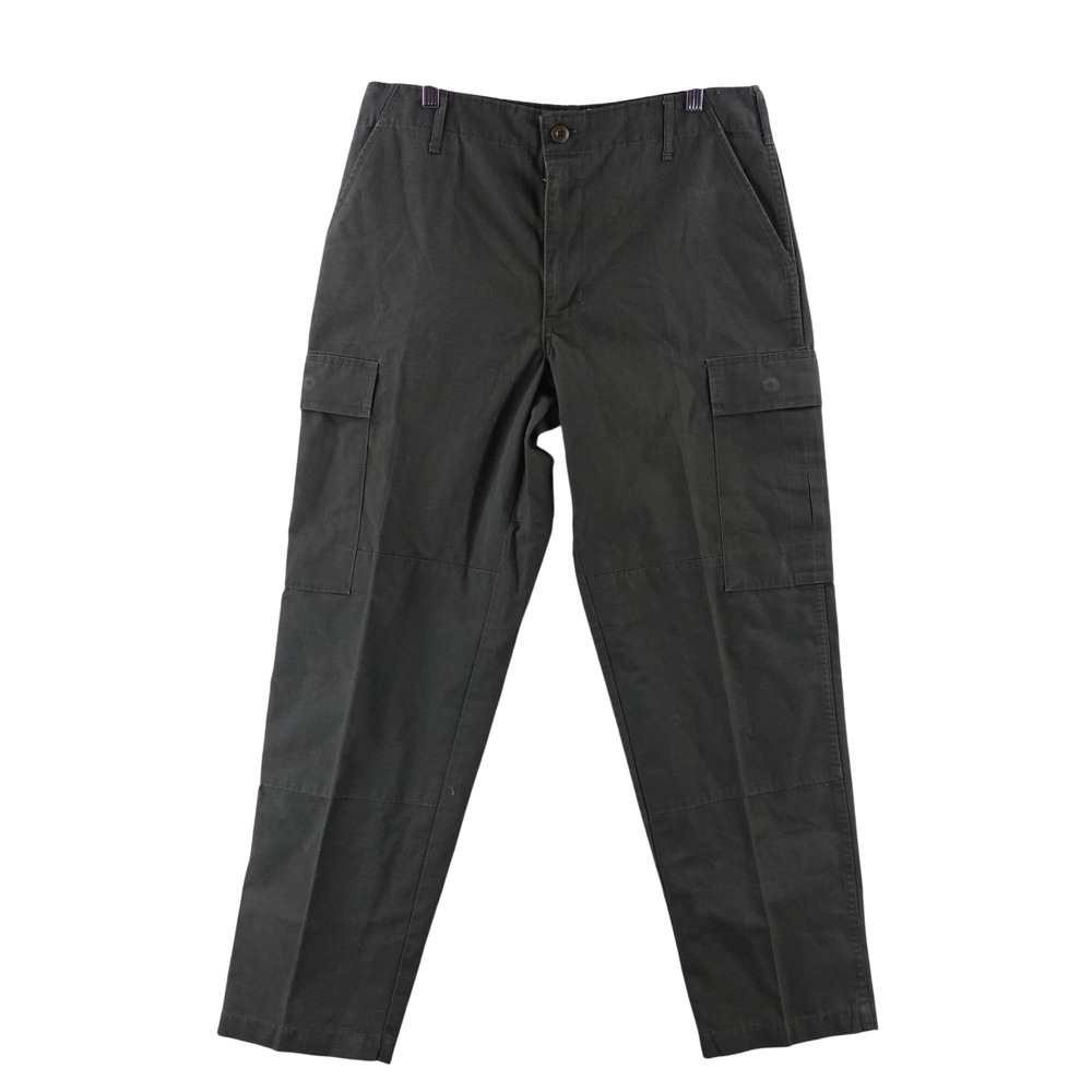 Camco Mfg Mens 35x32 Cargo Pants Green Ripstop Tactical Workwear Made in USA